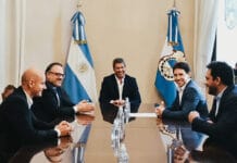El Gobernador Uñac recibió al Ministro de Desarrollo Productivo de la Nación Matías Kulfas