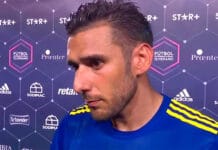 El jugador de Boca Eduardo Salvio atropelló a su exmujer y es buscado por la Policía