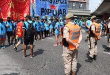 La Marcha Federal llega a Ciudad de Buenos Aires con protestas y reclamos al Gobierno