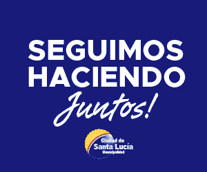 Anuncio: Municipalidad de Santa Lucía, San Juan, obras, información, cultura, turismo y gestión