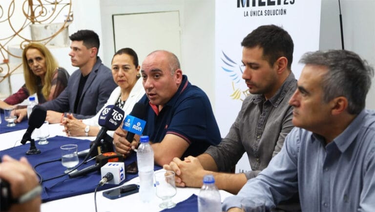 Desde La Libertad Avanza San Juan, Peluc dijo que en ese espacio aceptan "la democracia tal cual es"