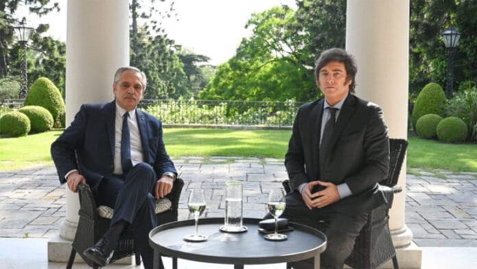 alberto-fernandez-y-javier-milei