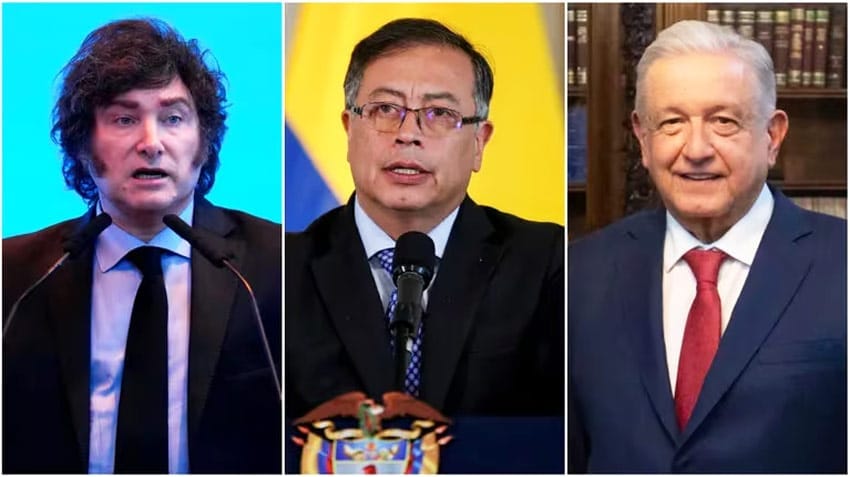 López-Obrador,-Gustavo-Petro-y-Milei
