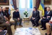 Milei mantuvo un diálogo con Zelensky sobre áreas clave de cooperación entre Ucrania y Argentina