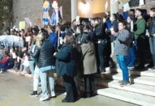 Escasa convocatoria de los gremios de San Juan en la Marcha de las Antorchas