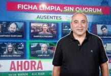 El sanjuanino José Peluc y otros libertarios no dieron quorum para tratar Ficha Limpia en Diputados