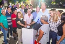 Pocito sigue inaugurando nuevas luminarias Led