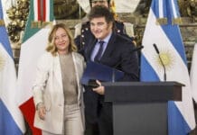 Milei propuso ante Meloni "una alianza de países contra la tiranía y la miseria"