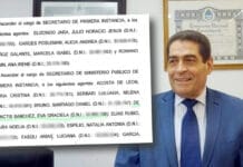 El cortista De Sanctis firmó una acordada para ascender a su hija