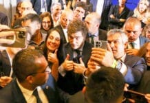 El Presidente Milei prometió en La Rural bajar las retenciones en 2025