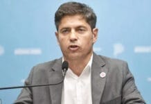 Kicillof participó de la marcha contra la reforma laboral: "Están en juego los derechos de los trabajadores"