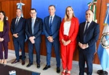El Vicegobernador Fabián Martín recibió al embajador de Irlanda