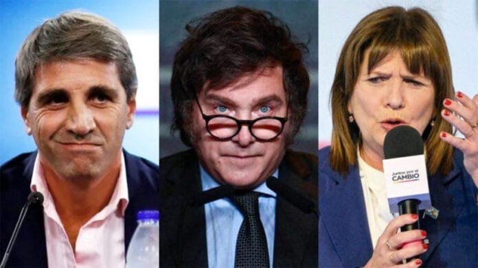 Milei,-Caputo-y-Bullrich