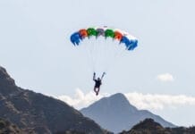 El paracaidismo vivirá en Punta Negra una actividad única en Argentina
