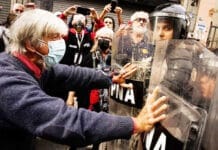 La Policía hirió a manifestantes en una nueva marcha de jubilados en el Congreso