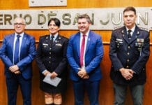 Orrego puso en funciones a la nueva subjefa de la Policía y le tomó juramento al nuevo director del SPP