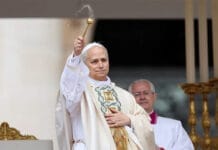 El Papa León XIV en su primer Domingo de Ramos pidió desde el Vaticano por la paz del mundo