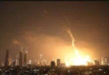 Irán respondió al ataque y lanzó decenas de misiles a Israel