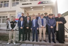 El Gobernador Orrego inauguró el edificio de la Comisaría 8° en Sarmiento