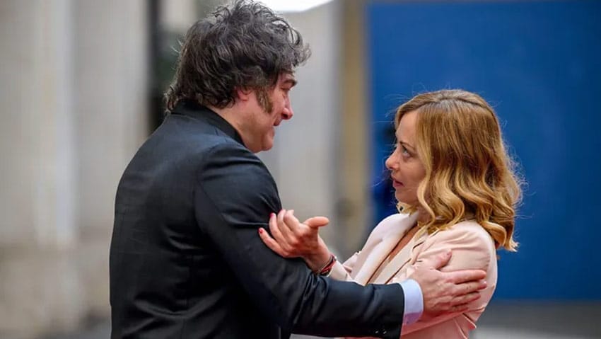 Milei-y-Meloni