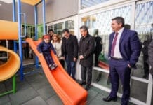 El Gobernador Orrego inauguró un nuevo Centro de Desarrollo Infantil, esta vez en Angaco
