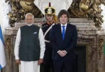 Milei recibió al Primer Ministro de India, Narendra Modi