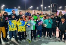 Inauguraron playón deportivo en el barrio Margarita Ferrá de Pocito