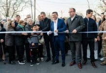 Inauguraron obras de repavimentación en importante barrio de Rivadavia