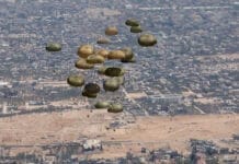 Cinco países enviaron ayuda aérea a Gaza ante la creciente hambruna