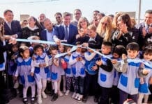 El Gobernador Orrego inauguró una escuela de nivel inicial en Caucete