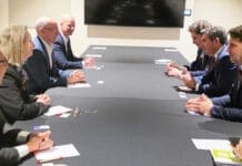 En Adelaida, Orrego intensifica vinculaciones para potenciar a San Juan