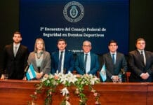 Orrego encabezó apertura del 2° Encuentro de Seguridad en Eventos Deportivos realizado en San Juan