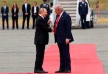 Finalizó la reunión entre Trump y Putin en Alaska