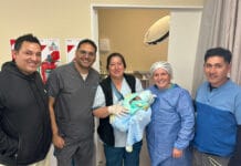 Primer bebé nacido en el Hospital Tomás Perón de Iglesia