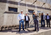 El Gobernador Orrego supervisó obras del nuevo Hospital de Angaco