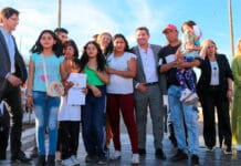 Cumpliendo el sueño de la casa propia: Orrego entregó un nuevo barrio en San Martín