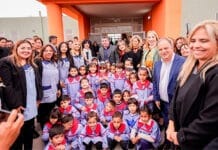 Orrego inauguró una nueva escuela de nivel inicial en Pocito