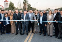 Orrego inauguró la repavimentación de la Ruta Nacional 153