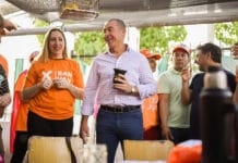 Candidatos del frente Por San Juan caminaron junto a vecinos de Chimbas