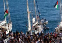 La Armada de Israel interceptó la flotilla humanitaria que iba rumbo a Gaza