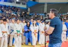 Orrego presente en la apertura del Campeonato Nacional de Judo