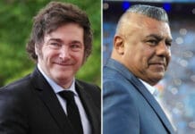 En plena tensión con la AFA, Milei le dedicó un nuevo mensaje a Chiqui Tapia: "5 a 0"