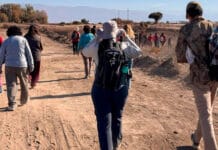 Rawson invitó a disfrutar una experiencia en el humedal del Dique Bello