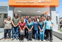Orrego encabezó la inauguración de la ampliación y refacción del Centro de Salud de Las Casuarinas