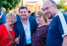 Con el apoyo de la provincia, Rivadavia inauguró el pavimento de villas Doncel y Seminario