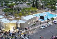 Rivadavia inauguró el Polideportivo del barrio Jardín Policial, una obra largamente esperada por los vecinos