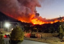 Incendios en Chubut: ya se quemaron más de 40.000 hectáreas y permanece cortada la Ruta Provincial 71
