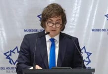 Milei sostuvo que Argentina va a promover la "lucha frontal contra el antisemitismo"