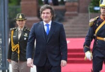 Milei encabezó el acto en homenaje por el 248° aniversario del natalicio de San Martín