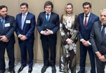 Orrego participó junto a Milei de la apertura de Argentina Week en Nueva York